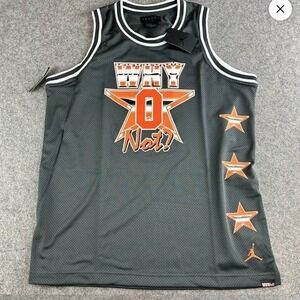 Jordan Why Not? Russell Westbrook #0‎ Basketball Jersey Gray Orange Men's XL